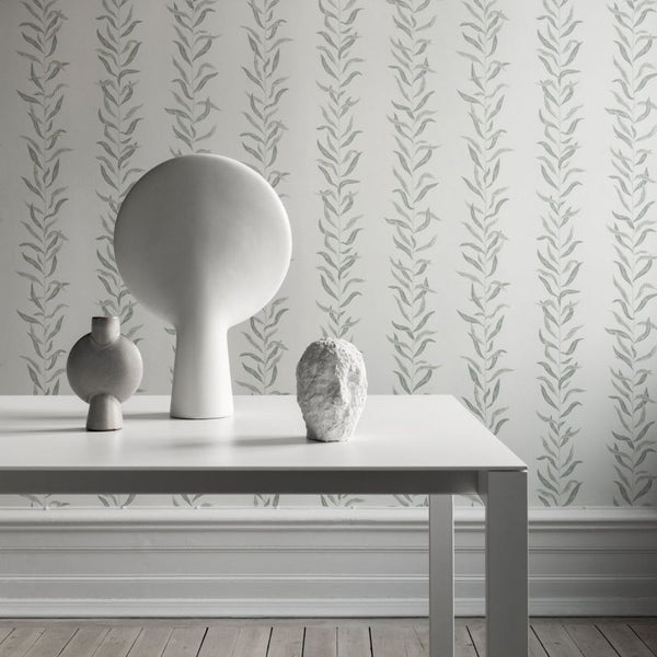 Pil white Wallcovering | Sandberg