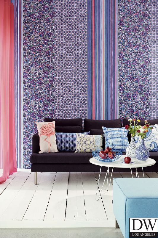 EstÃ¡tica Ocean Modern Stripe Wallpaper