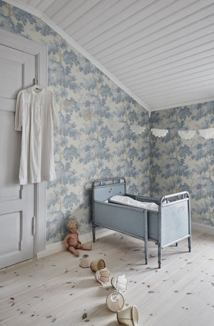 Raphael - Light Blue Wallcovering | Sandberg