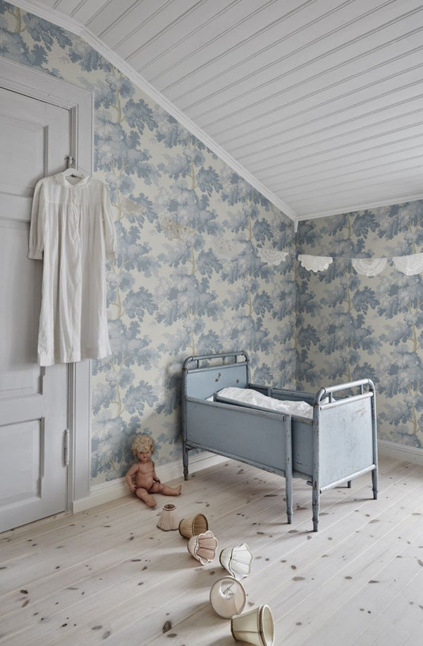 Raphael - Light Blue Wallcovering | Sandberg
