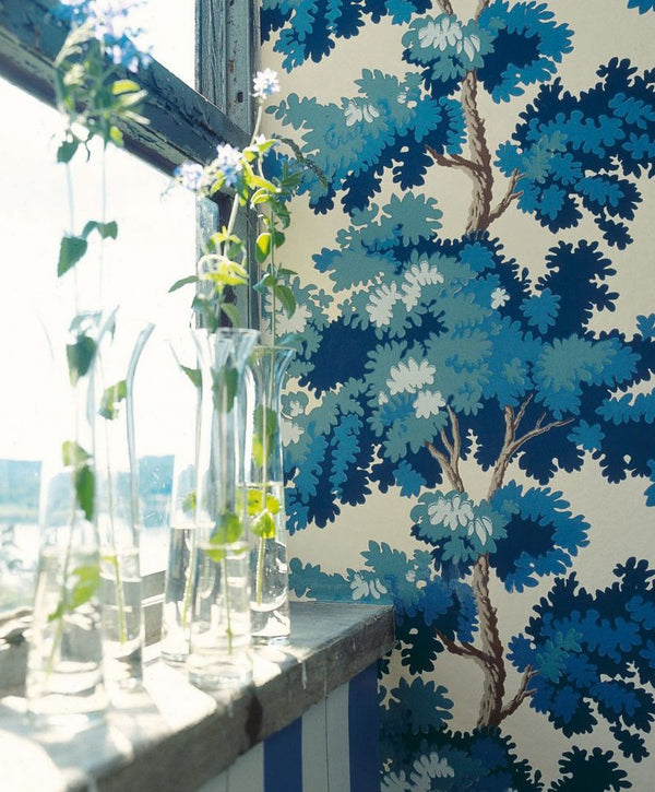 Raphael - Blue Wallcovering | Sandberg