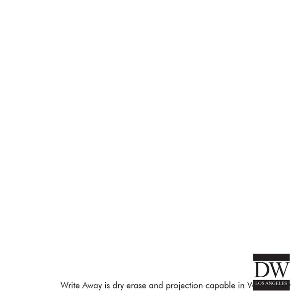 Weston White Dry Erase & Projection Wallpaper | Phillipe Romano