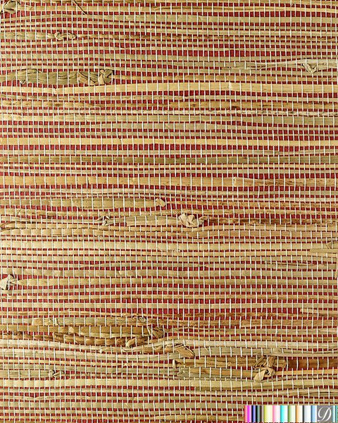 La Libra Grasscloth Wallpaper | Phillipe Romano