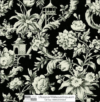 Castleford Flower Pagoda Wallcovering
