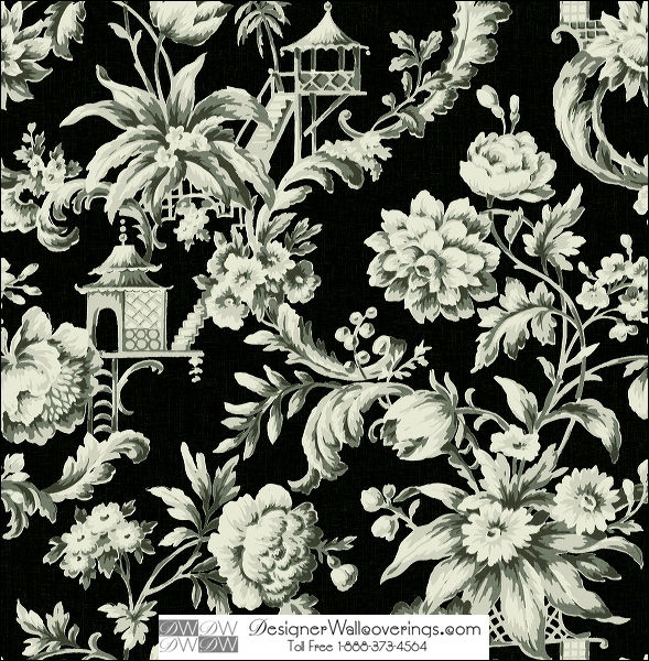 Castleford Flower Pagoda Wallcovering