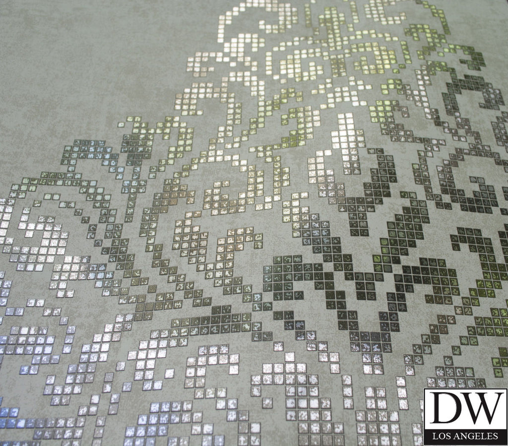 Lulu Damask Mirror Print