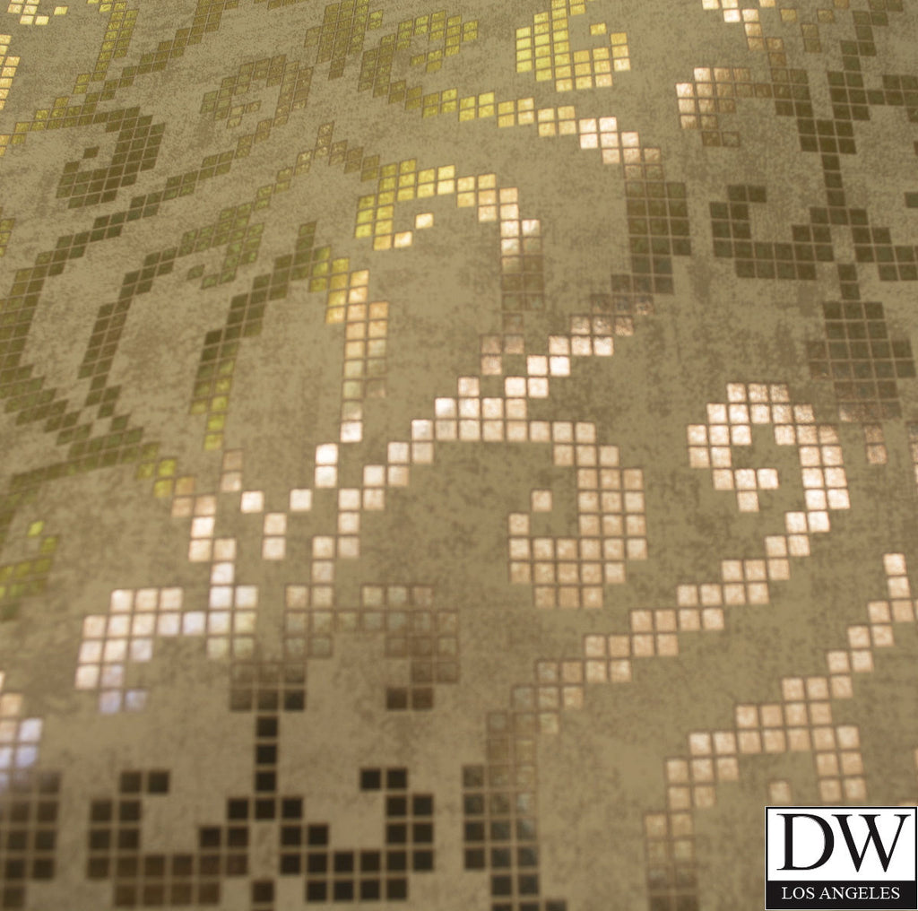 Lily Damask Mirror Print