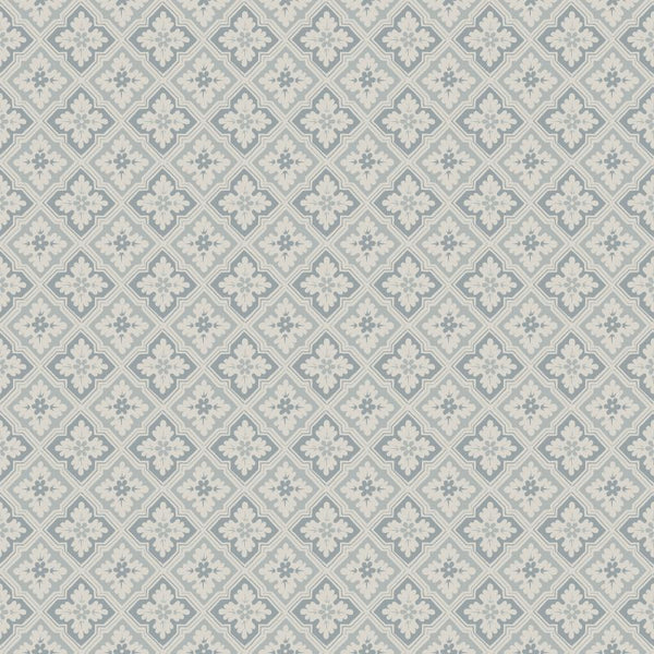Edvin misty blue Sample Wallcovering | Sandberg