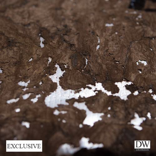 Pongo Natural Cork Brown and Silver Metallic | Phillipe Romano