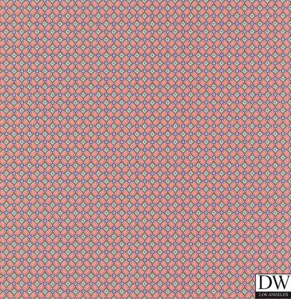 Eebe Grey Floral Geometric Wallpaper