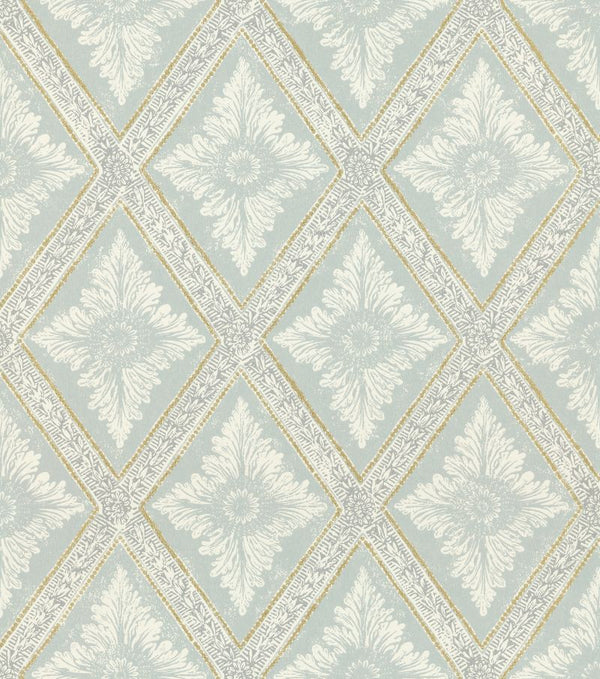 Ludvig turquoise Sample Wallcovering | Sandberg