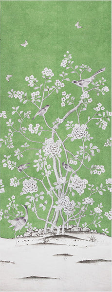 Mary Mcdonald Chinoiserie Panel - Green