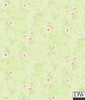 Capri Mint Floral Scroll Wallpaper
