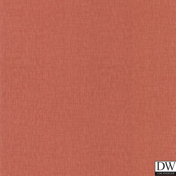 Pollyanna Red Linen Texture Wallpaper