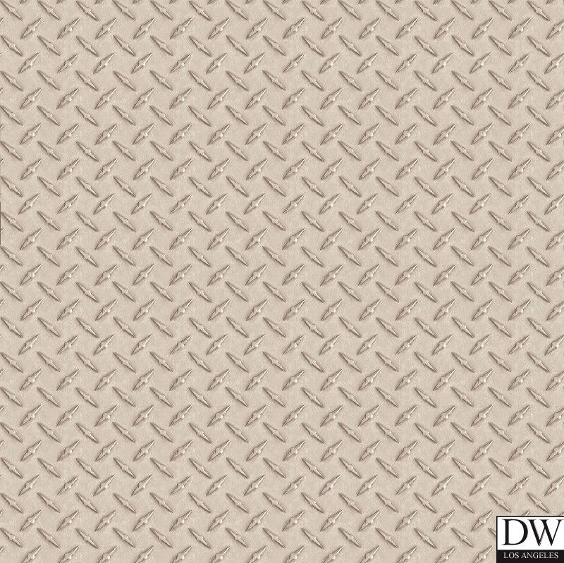 Kipling Silver Diamond Plate Wallpaper