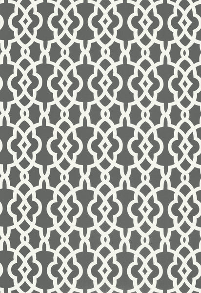 Spring Fret Traditional Lattice - Smoke charcoal Grey