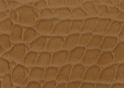 Crocodile Faux Leather - Caramel