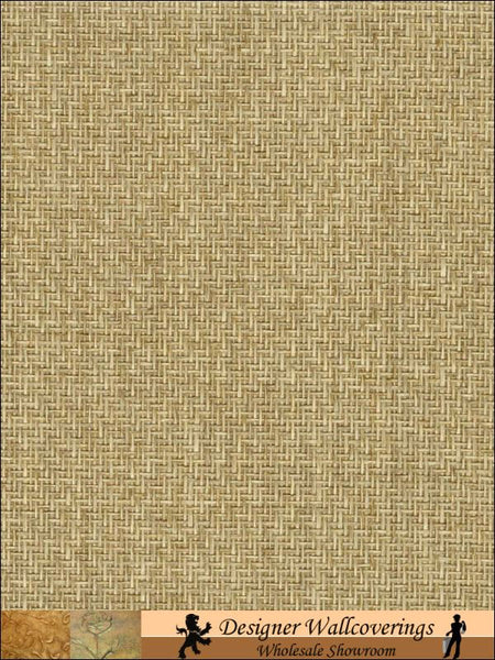 Jojo Basketweave Grasscloth Wallpaper | Phillipe Romano