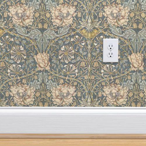 Saint James Growing Damask  Self Adhesive Removable