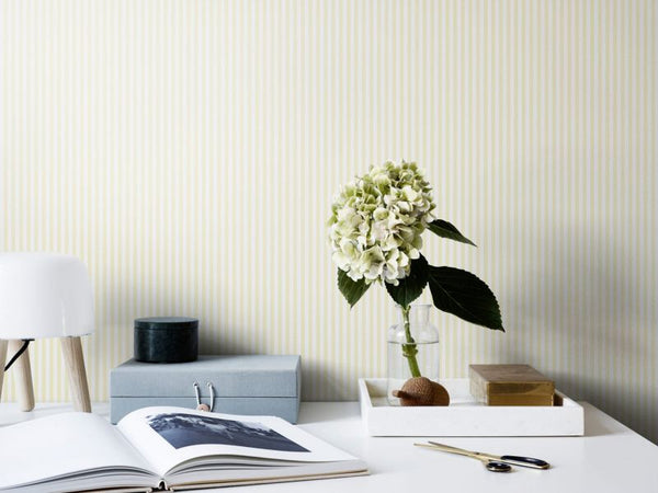 Fabian yellow Wallcovering | Sandberg
