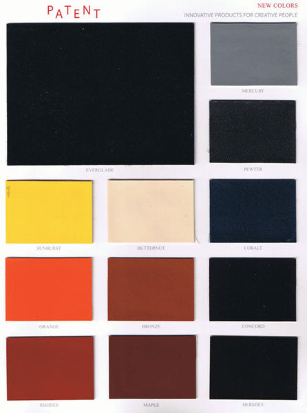 Shiny Patent Upholstery Tip Card