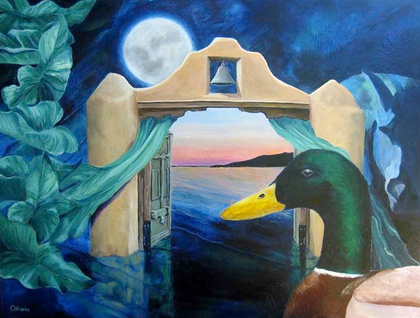 Moon Duck Mural - Pattern Design Lab