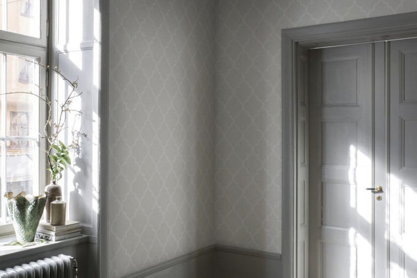 Gaston grey Wallcovering | Sandberg