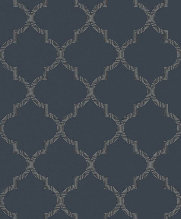 Gaston blue Sample Wallcovering | Sandberg
