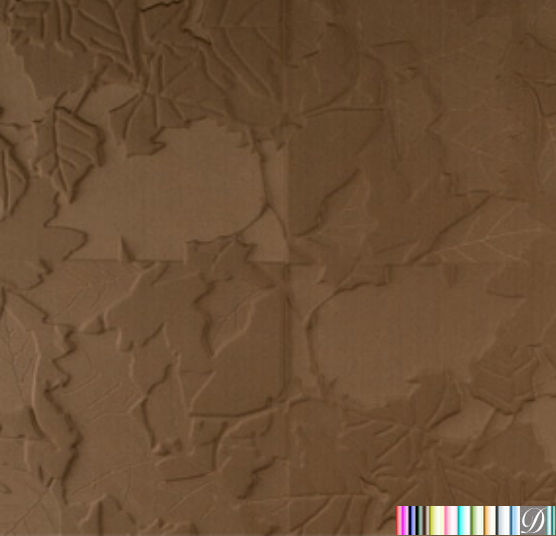 Pleated Map Fabric Walls