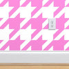 Helen's Houndstooth Check White Self Adhesive Removeable 