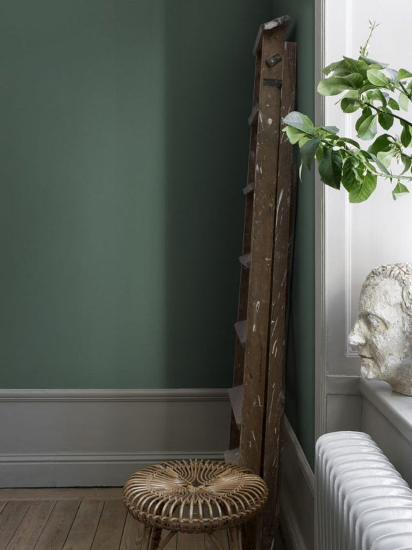 Sten dark green Wallcovering | Sandberg