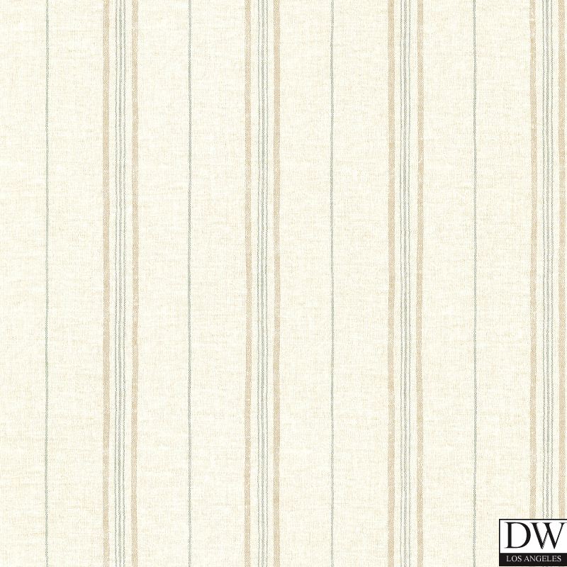 Calais Sage Grain Stripe Wallpaper
