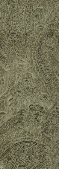Prive������ - Paisley Faux Leather  - Celery