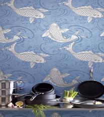 Swimming Koi Fish | Retro Walls