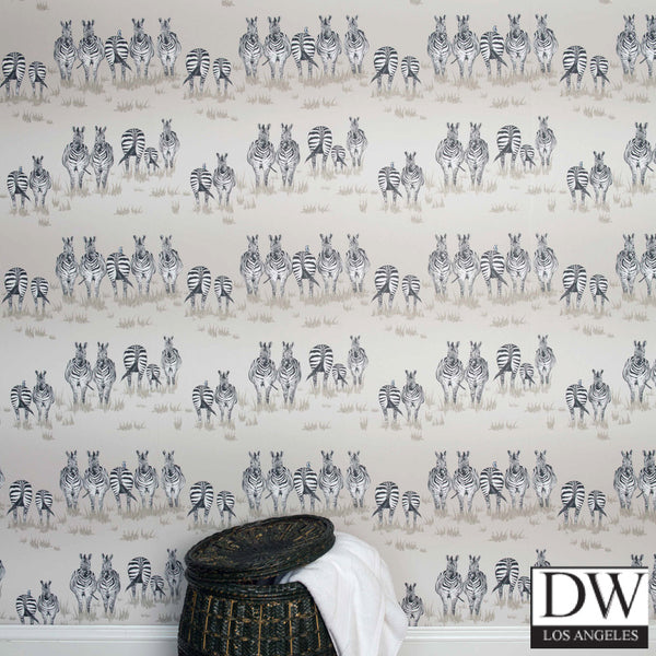 Dazzle Zebra Wallcovering - 2