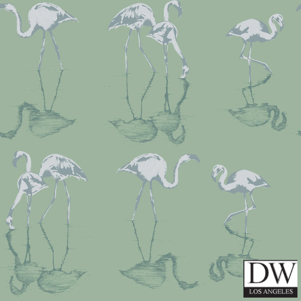 Nakura Flamingos Wallcovering - 4