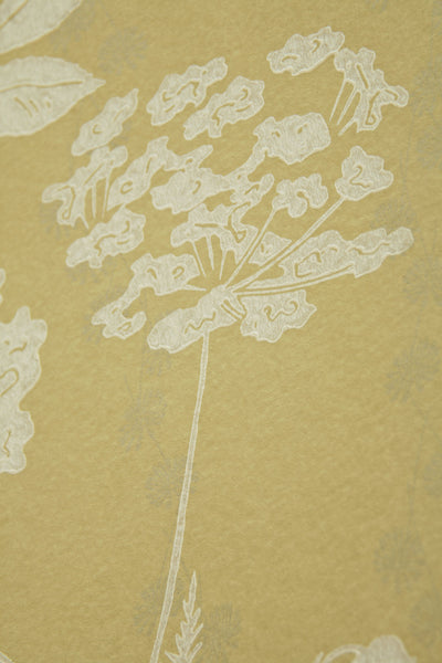 Wild Meadow Wallpaper - Gold Yellow
