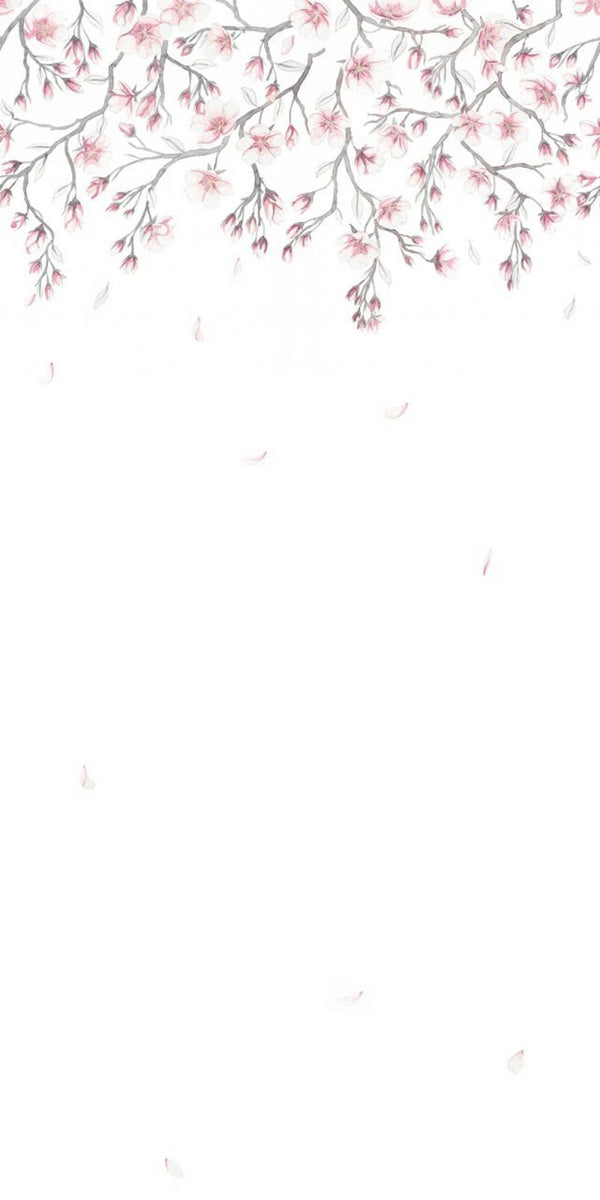 Sakura Mural - Pink Wallcoverings | Sandberg