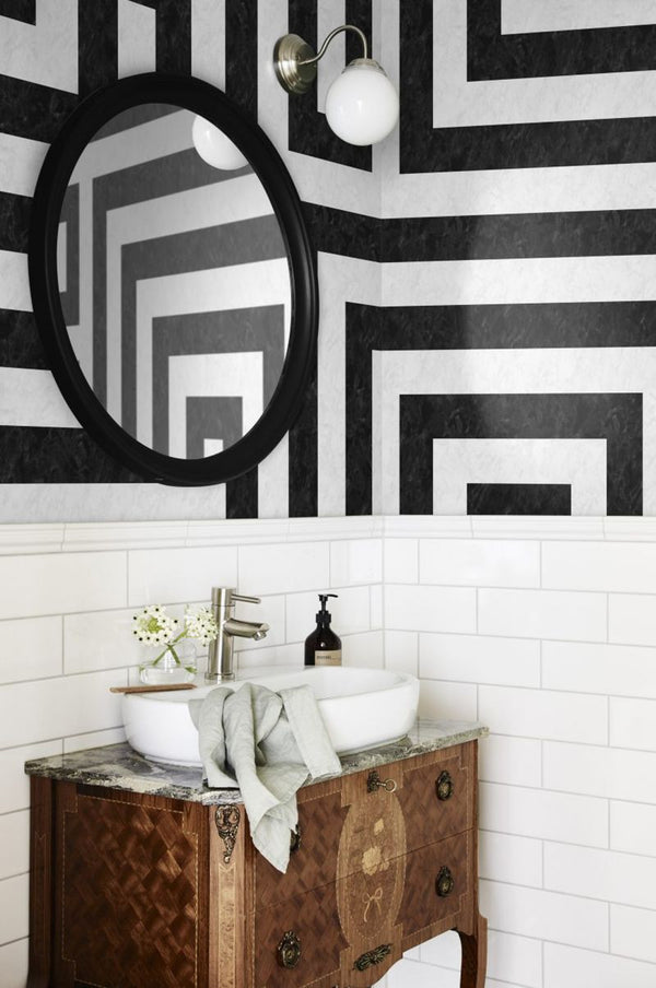 Osterbro - Black Wallcoverings | Sandberg