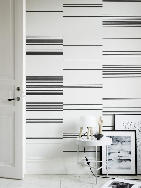 Kallio black Wallcovering | Sandberg