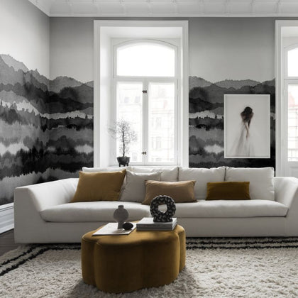 Midnatt - Dark Gray Wallcoverings | Sandberg