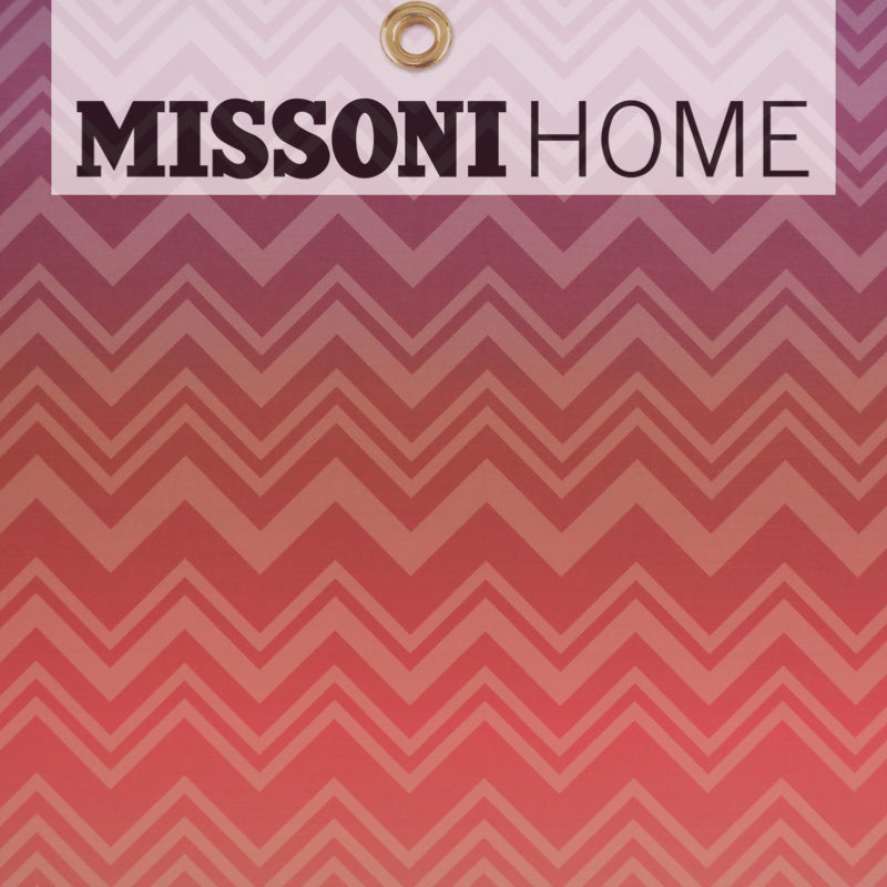 Missoni Home Zig Zag Sfumato Wallpaper - Coral Ombre