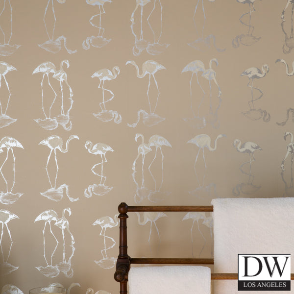 Nakura Flamingos Wallcovering - 3