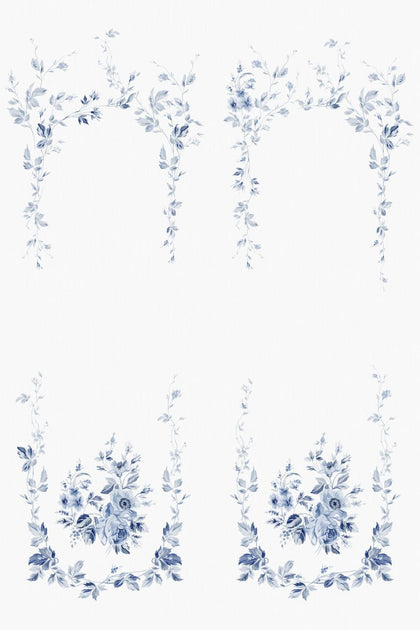 Marieberg - Blue Wallcoverings | Sandberg