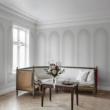 Ljung - Light Gray Wallcoverings | Sandberg