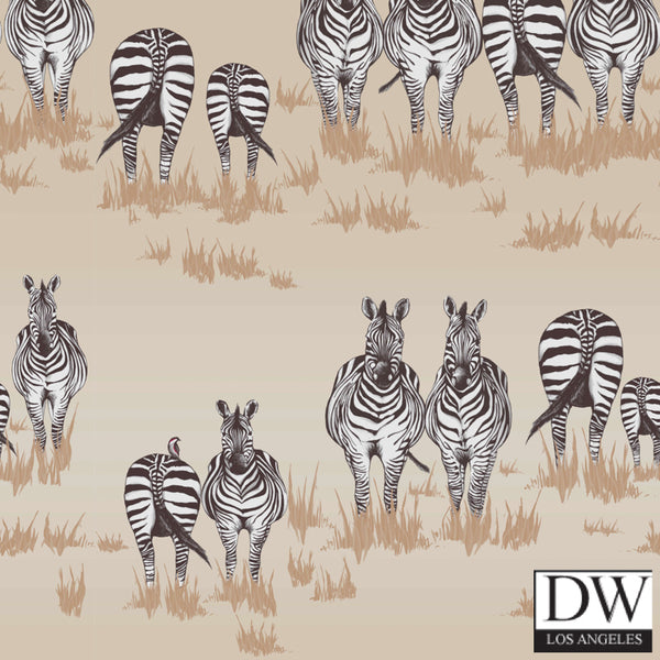 Dazzle Zebra Wallcovering - 3