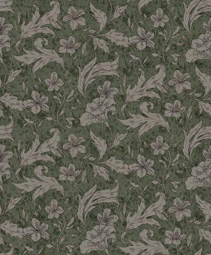 Mattias - Forest Green Wallcoverings | Sandberg
