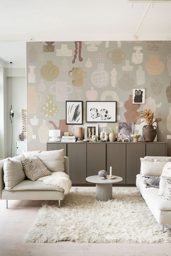 Emilia Ilke - Clay Wallcovering | Sandberg