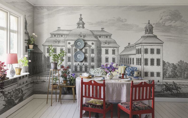 Lofstad Slott - Graphite Wallcoverings | Sandberg