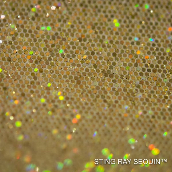Sting Ray Sequin - Honeycomb Gleam | Glitter Walls